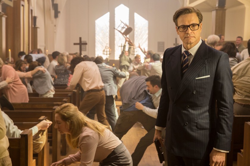 Kingsman cena da igreja